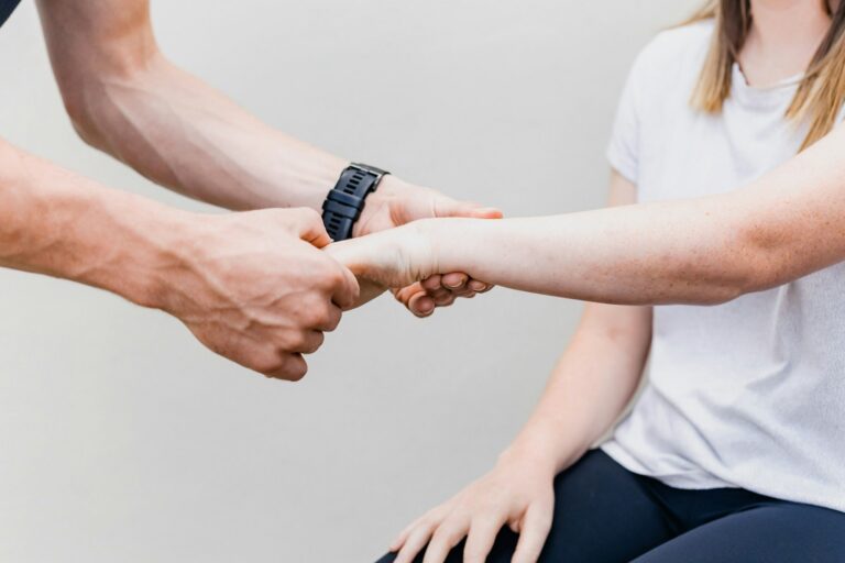 Fisioterapia neurológica: movilización del brazo